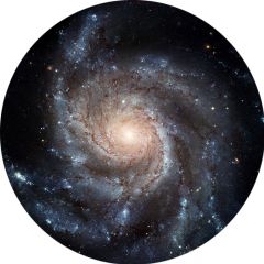 Spirální galaxie Větrník